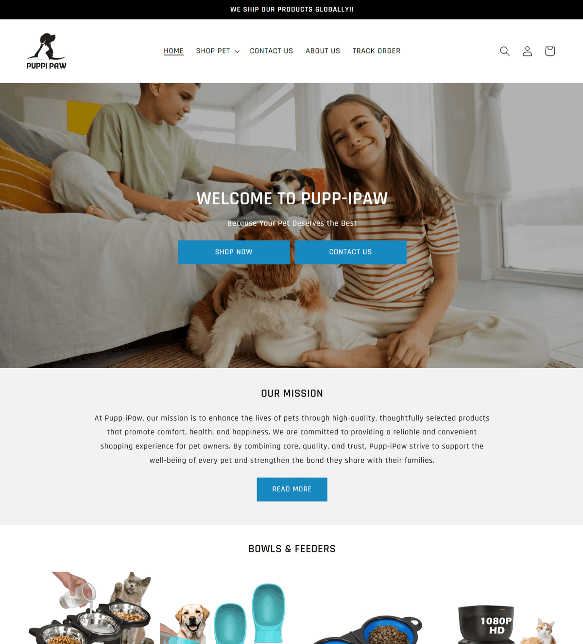 PuppiPaw ( Pet, Dog Accessories Store)