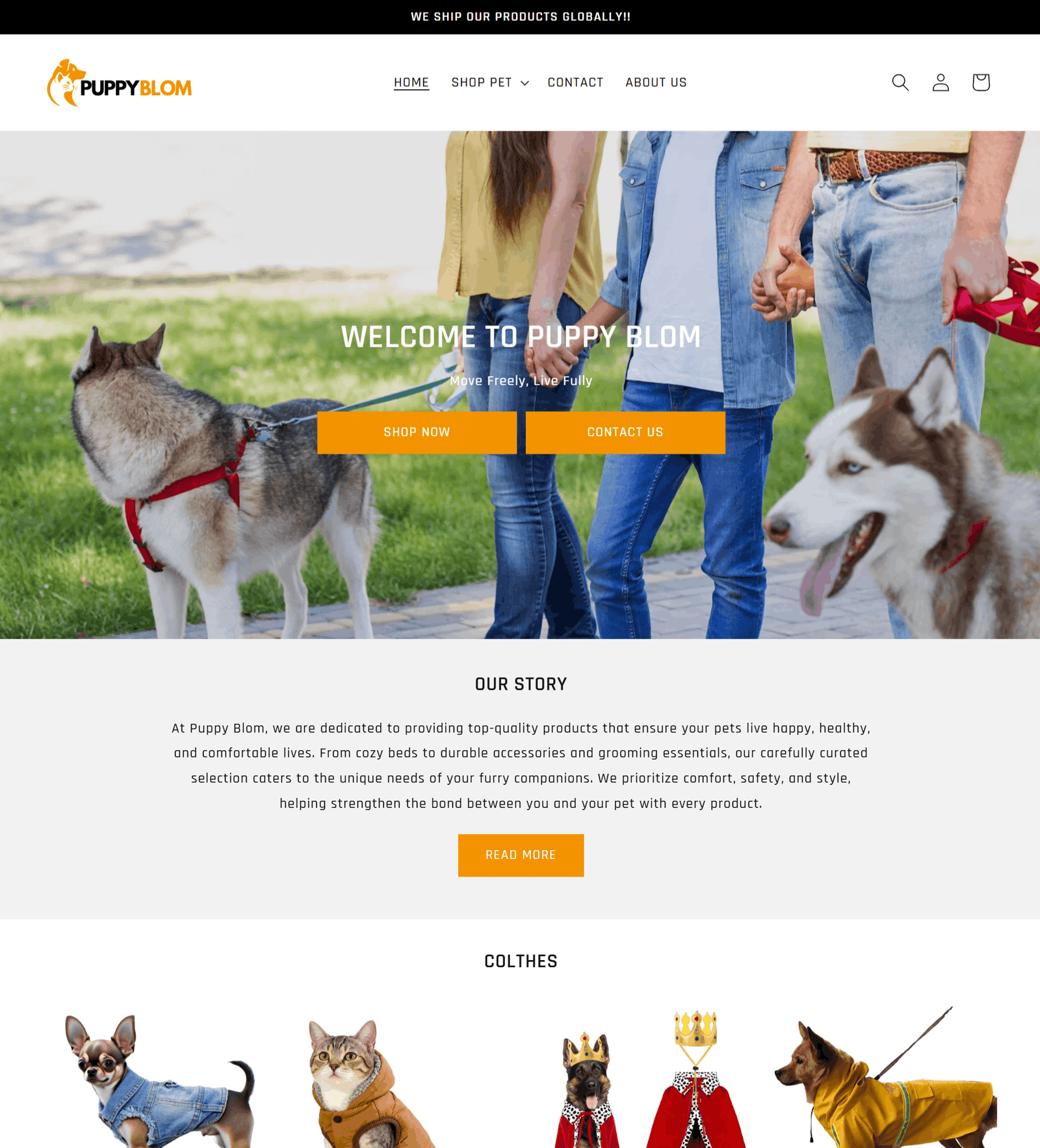 PuppyBlom ( Pet, Dog Accessories Store)
